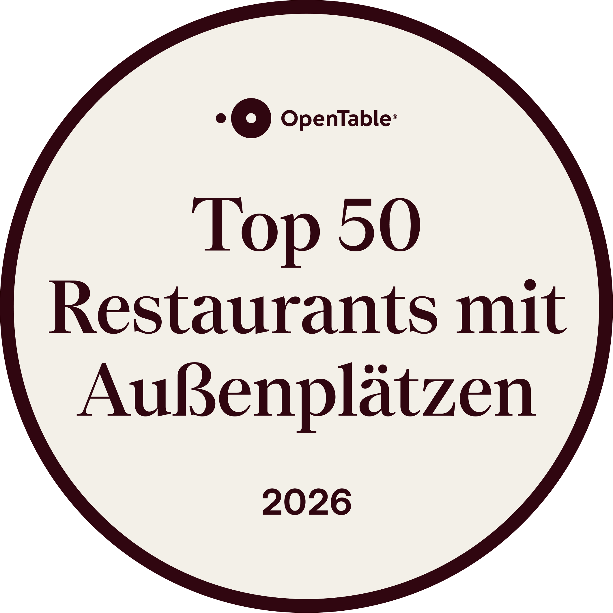 OpenTable Top 50 Restaurants mit Außenplätzen 2026